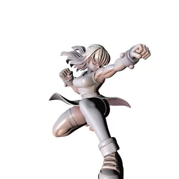 Street Fighter Girl 3D Model - Model preview 5
