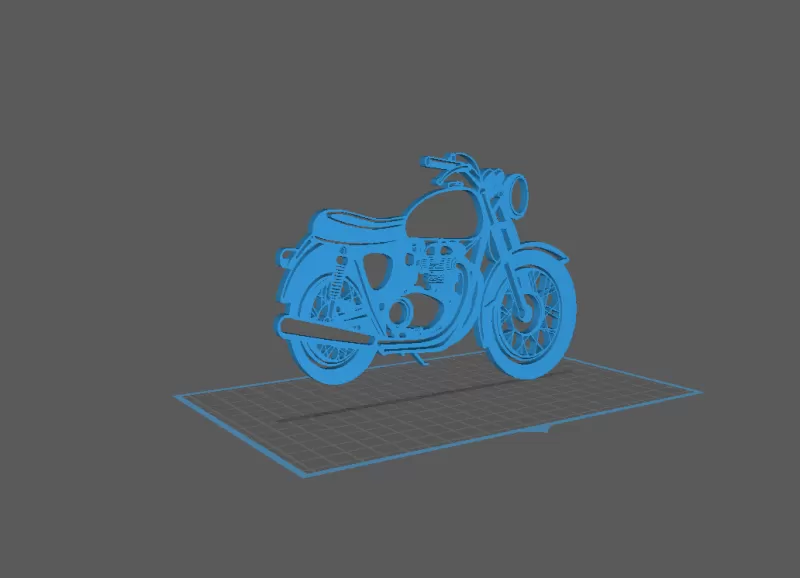 BSA - Rocket Gold Star Wall Art - Model preview 1