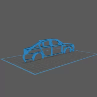 BMW - M5 E60 Wall Art - Model thumbnail 1