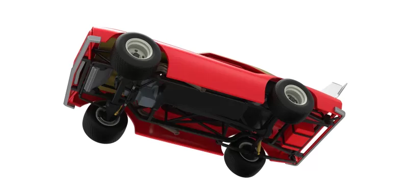 Vintage Semi-Late Model Stock Car Scale 1:25 - Model preview 3