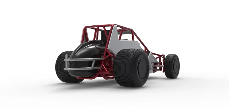 Dirt Silver Crown Car Scale 1:25 - Model preview 19