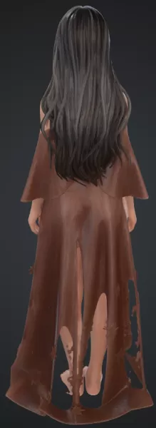 Frau mit engen kleid - Model preview 3