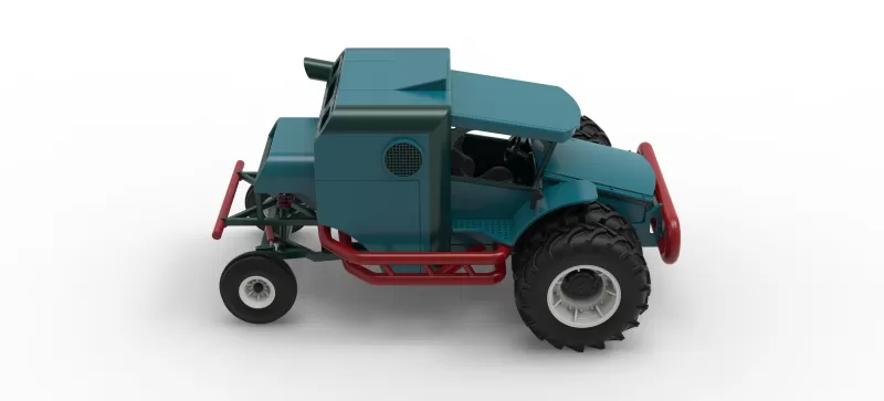Racing Combine Harvester Version 2 Scale 1:25 - Model preview 21