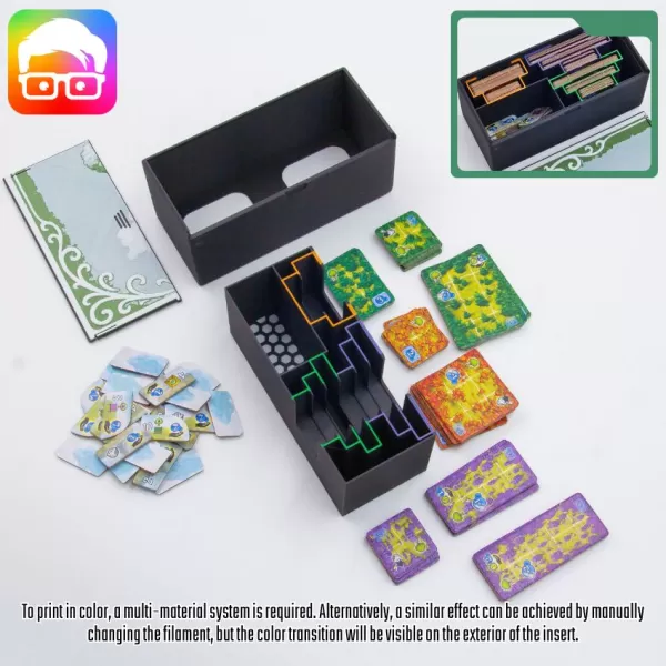 Planta Nubo board game organizer by @ammedia3d - Model preview 5