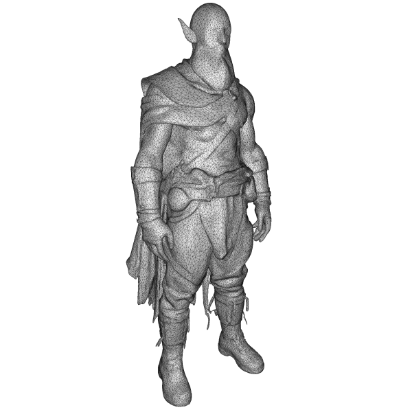 Dwarf Heroes Fantasy Warrior Kitbash Pack – High-Poly 10 Char - Model preview 21
