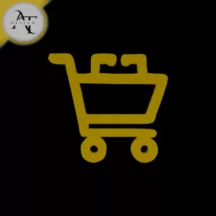 Simple Shopping Cart Symbol - 2D Art