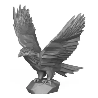 Eagle Sculpture 3D Printable Model