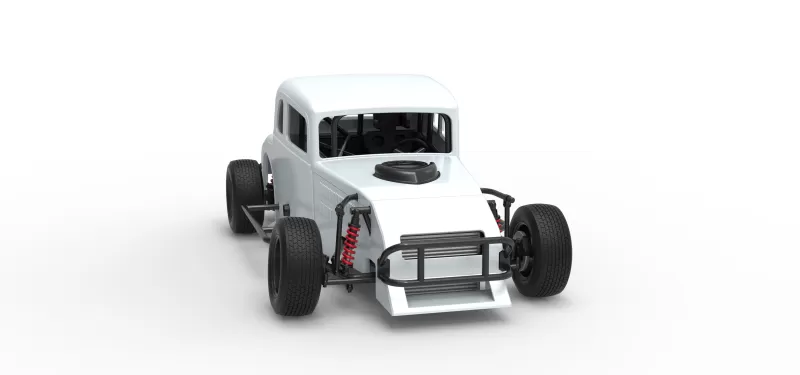 Canadian vintage modified stock car Scale 1:25 - Model preview 26