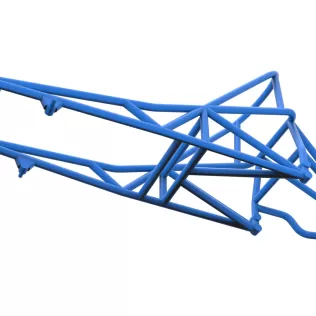 Frame of old school Front engine dragster Version 6 Scale 1:25 - Model thumbnail 3
