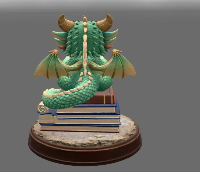 Reading Dragon STL File for 3D Print - Model preview 5