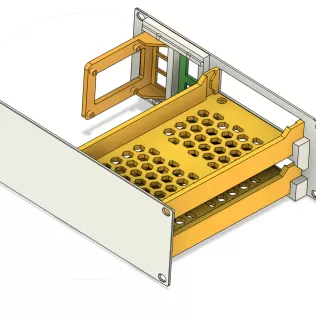 10Inch Rack HDD Mount + Raspberry Pi 4b / NAS - Model thumbnail 2