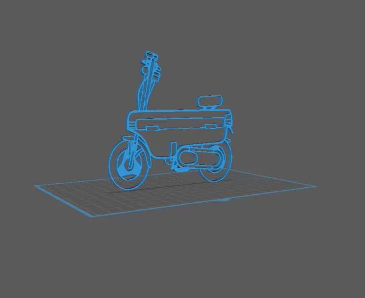 Honda - Motocompo Wall Art - Model preview 2