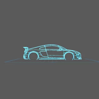 Audi - R8 V10 Wall Art
