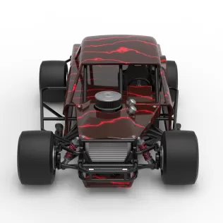 Vintage Asphalt Modified stock car V13 Scale 1:25 - Model thumbnail 8