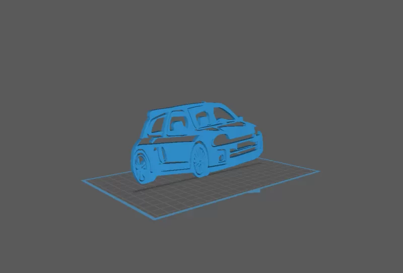 Renault - Clio V6 Wall Art - Model preview 1