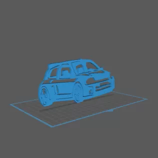 Renault - Clio V6 Wall Art - Model thumbnail 1