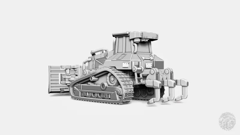 Crawler Dozer RoZ - Model preview 4