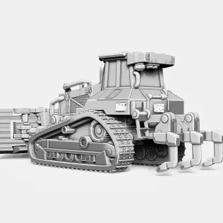 Crawler Dozer RoZ - Model thumbnail 4