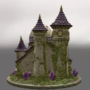 Enchanted Moon Observatory STL File for 3D Print - Model thumbnail 6