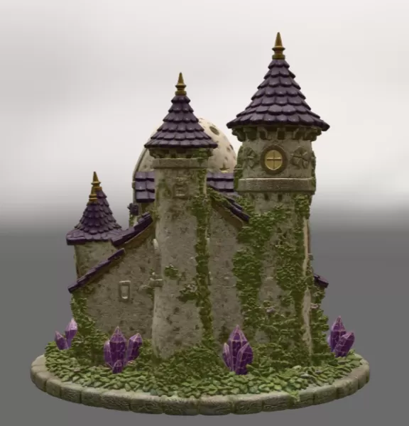 Enchanted Moon Observatory STL File for 3D Print - Model preview 6
