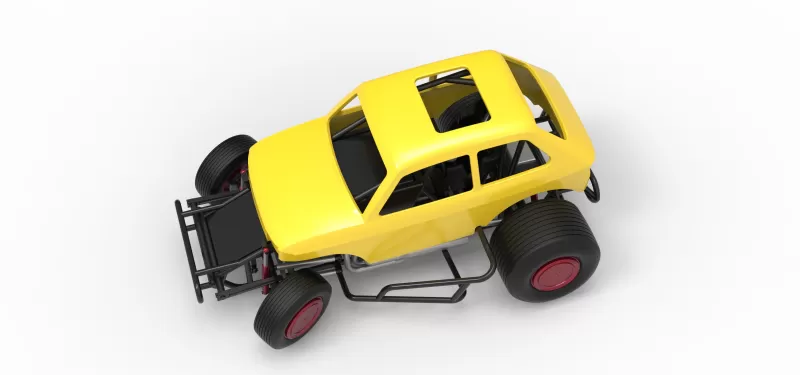 Super rod Version 2 while turning Scale 1:25 - Model preview 4