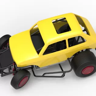 Super rod Version 2 while turning Scale 1:25 - Model thumbnail 4