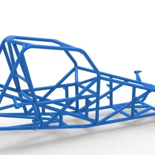 Frame for Sprint car Version 2 Scale 1:25 - Model thumbnail 12