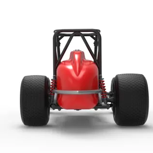 Dirt Silver Crown Champ car Base Scale 1:25 - Model thumbnail 16