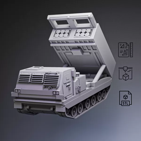 M270 MLRS Rocket System #RoZ - Model preview 6