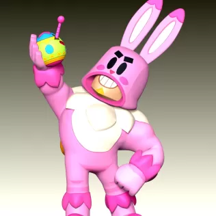 Bunny Grom - Brawl Stars - Model thumbnail 3