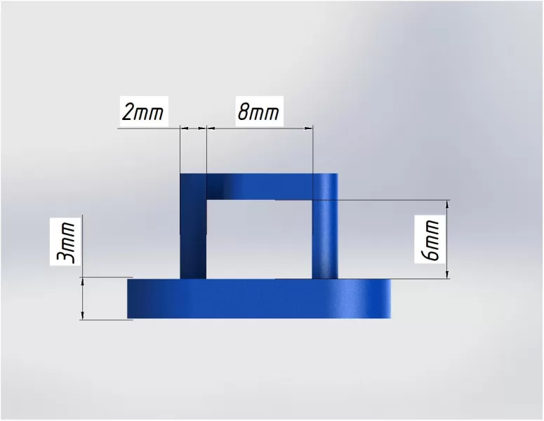 Free Cable Organizer Clip Clean Desk - Model preview 3