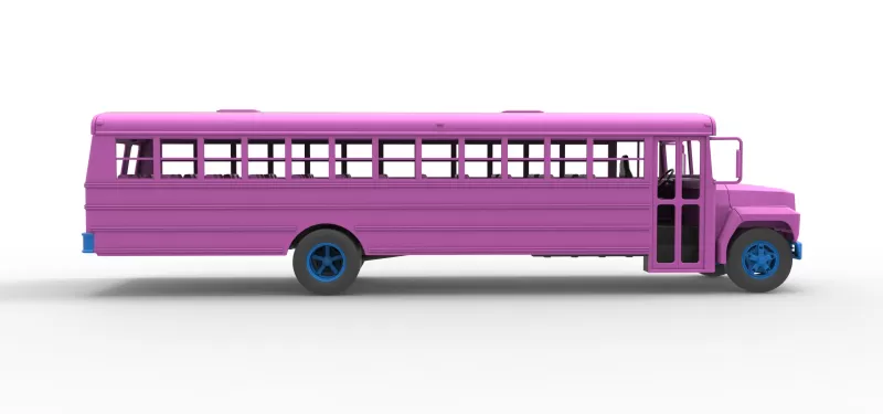 School bus for Figure 8 racing Version 2 Scale 1:25 - Model preview 19