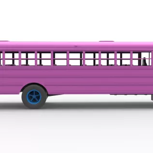 School bus for Figure 8 racing Version 2 Scale 1:25 - Model thumbnail 19