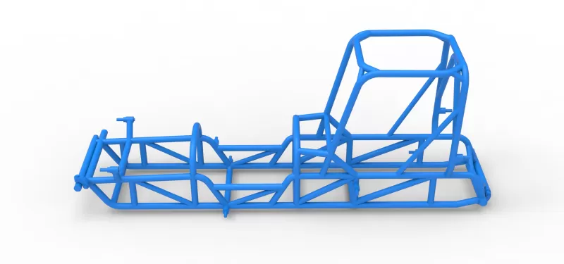 Frame of Dirt Silver Crown Champ car Version 2 Scale 1:25 - Model preview 7