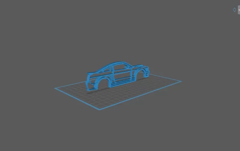 Ford - Mustang GT FastBack 2008 Wall Art - Model preview 2