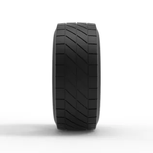 Vintage dirt tire Version 4 Scale 1:25 - Model thumbnail 4