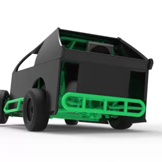 Mod Lite Race car while turning Scale 1:25 - Model thumbnail 15