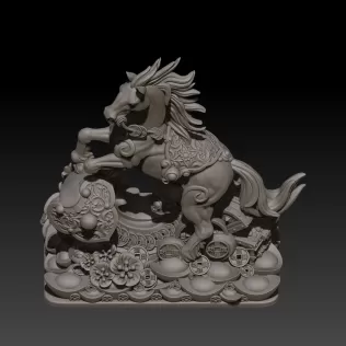 Zodiac Horse - Model thumbnail 2