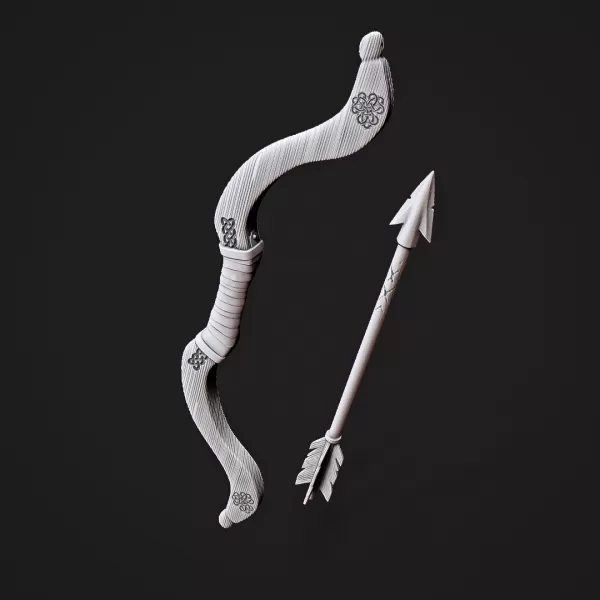 Viking Bow & Arrow #RoZ - Model preview 4