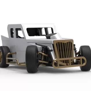 Dwarf car while turning Version 2 Scale 1:25 - Model thumbnail 27