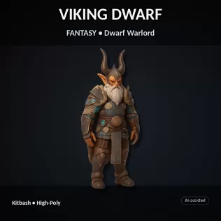 Vulpine Heroes Bundle – 10 Stylized Fantasy + Sci-Fi Characters - Model thumbnail 14