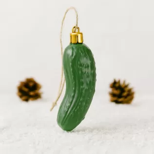 Pickle Ornament | Funny Christmas Holiday Tree Decoration - Model thumbnail 7