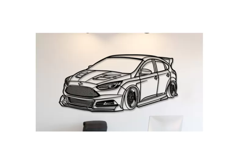 Ford - Focus ST 2015 Wall Art - Model preview 1