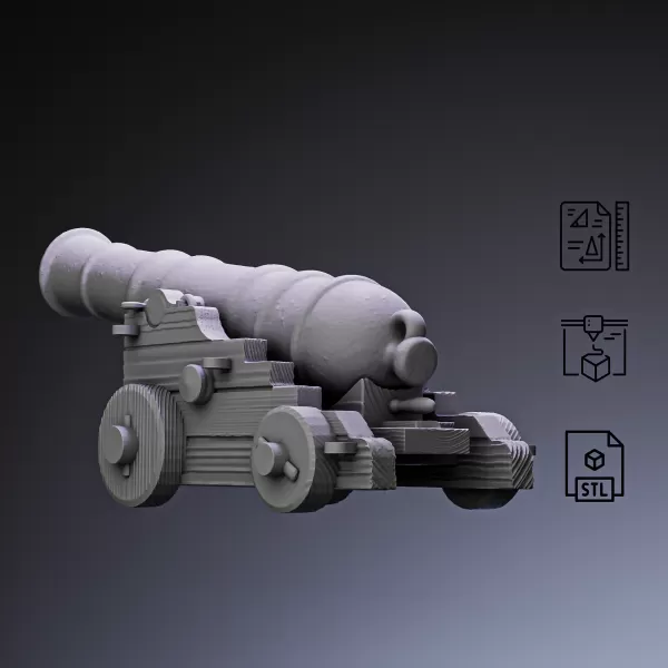 Pirate Cannon #RoZ - Model preview 4