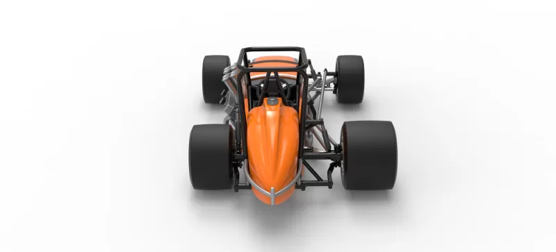 Vintage Pavement Sprint car Scale 1:25 - Model preview 17