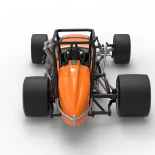 Vintage Pavement Sprint car Scale 1:25 - Model thumbnail 17