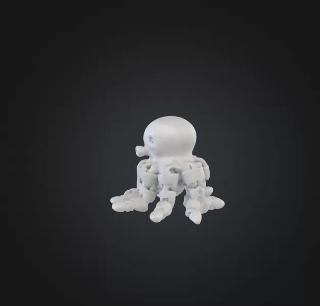 Mini octopus - Model preview 2