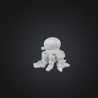 Mini octopus - Model thumbnail 2