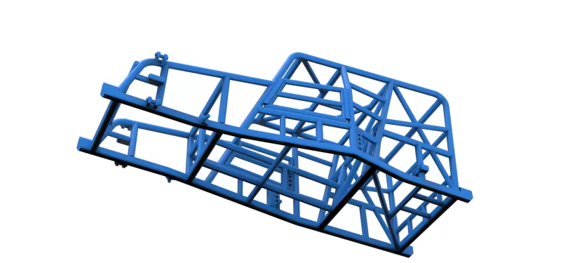 Frame of Dwarf car Scale 1:25 - Model preview 3