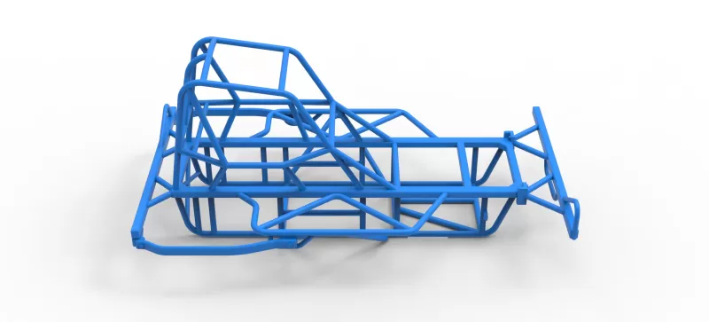 Frame of BriSCA Micro Formula 2 Stock Car Scale 1:16 - Model preview 16